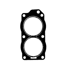 Head gasket Johnson Evinrude OMC & 9.9/15 HP (255cc) construction year 1993 up to and including 1999. (Product Code: 338222)