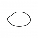 No. 4-Rubber Gasket/Seal Johnson Evinrude outboard motor Tail piece parts. Original: 315788