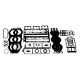 Kit joints vidange P150 HP 90 HP 90-93-95, L200 (6R4), 200 HP (6R1) 90-95. Numéro de commande : SIE18-4412. L.r. : 6R3-W0001-03