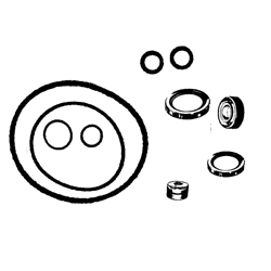 Select House end gasket Kit-20 & 1972-1978 25 HP. Original: FK1068