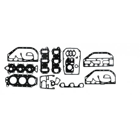 End gasket Kit/Powerhead gasket set 3cil 60-75 HP Johnson Evinrude (1979-1988). Original: 390078. (SIE18-4302)