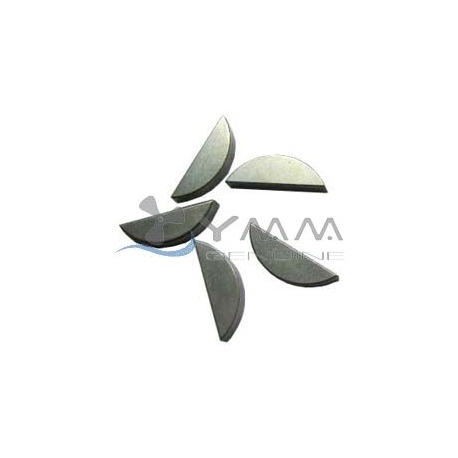 Yamaha 115 t/m 150 pk impeller spie past bij de impeller GLM89930 (productnummer 90280-04M05-00)