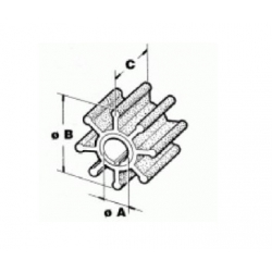 47-89983, 47-89983 - Impeller (30-65 pk) Mercury Mariner (2-takt) buitenboordmotor