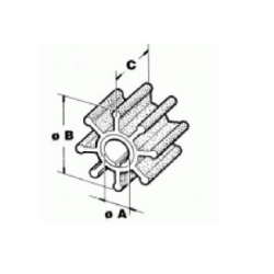 47-89983, 47-89983 - Impeller (30-65 PS) Mercury Mariner (2-Takt) Außenbordmotor
