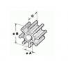 47-89983, 47-89983 - Impeller (30-65 hp) Mercury Mariner (2-stroke) outboard engine