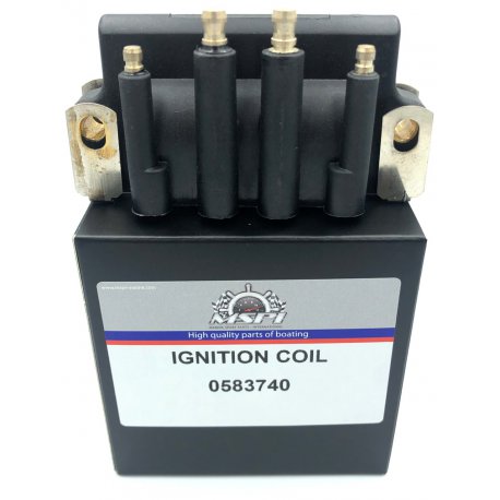 Bobine | Ignition Coil Johnson Evinrude Bombardier 2.2 t/m 175 pk. Origineel: 583740, 879614