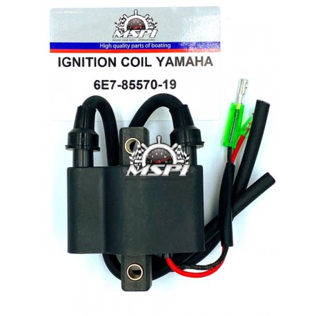 680-85570-09, 6E7-85570-19, 695-85570-10 - Ignition coil 9.9 to 48 hp (1888 to 1996) Yamaha outboard engine